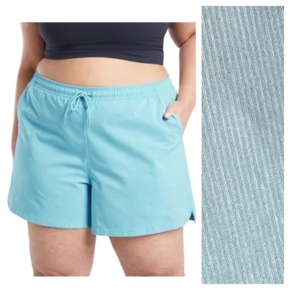 Athleta Blue Marin Board Shorts Plus Size 2X
